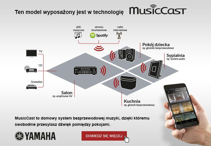 Znalezione obrazy dla zapytania Yamaha RX-A710D
