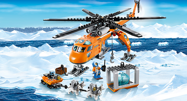 lego city arktyczny helikopter 60034