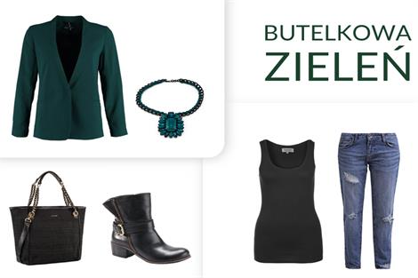 Zestaw Butelkowa zieleń - zdjęcie