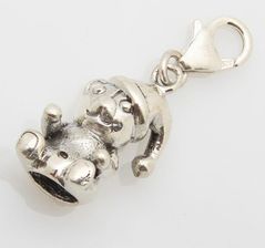 MonaM Srebrna zawieszka charms Pan Śpioch
