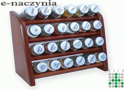 Gald drewniana półka z 24 przyprawami 98229