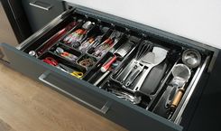 Wkład na sztućce Exellent II - CARBON 60cm