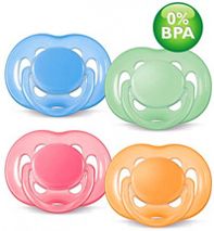 Philips Avent Smoczek Gryzak Silikon Sensitive (0- 6) 1 Szt.