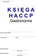 System HACCP w gastronomii - Księga
