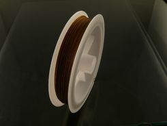 Żyłka jubilerska 0,38mm, 100m - rdzawa