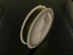 Żyłka jubilerska 0,38mm, 100m - limonkowa