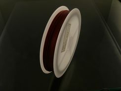 Żyłka jubilerska 0,38mm, 100m - bordowa