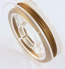 Linka Jubilerska 0,38mm 10m Złota