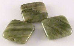Kwarc z Chlorytem Kwadraty 29/29mm