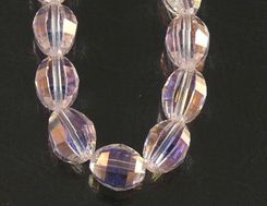Kryształy Oliwki 10/8mm  Light Rose AB