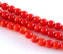 Koral Naturalny Kule 6mm
