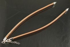 Końcówka Naszyjnika Jasny Brąz 26cm