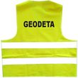 Kamizelka odblaskowa z napisem "GEODETA"