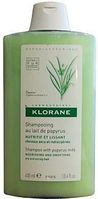 KLORANE Szampon wygładzający na bazie mleczka z papirusa 200 ml