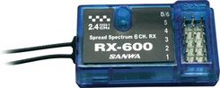 Odbiornik Sanwa RX-600, 2.4GHz, 6 kanałów