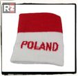 Frotka  na nadgarstek - flaga biało - czerwona