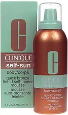Clinique Self Sun Body/Corps Quick Bronze tinted self tanner mousse 150 ml