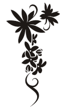 Naklejka flora 299