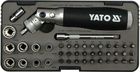 YATO Wkrętak z grzechotką zestaw 42 cz. (YT-2806)