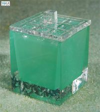 Yoka POJEMNIK KOSMETYCzNY crystal green ME.CG