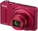 NIKON COOLPIX S9100 czerwony (VMA772E1)