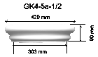 NORD-GIPS KOLUMNA GK4-5A-1/2 SzTUKATERIA GIPSOWA