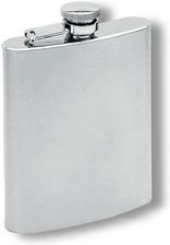 TAJGUN Piersiówka stalowa gładka, chromowana 225 ml