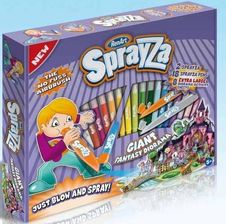 Dumel Zestaw Flamastrów Sprayza Gigant Zamek 