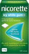 PFIzER Nicorette Icy White Guma bez cukru 2 mg 105 szt.