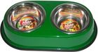 HILTON MISKA METALOWA PODWÓJNA NON SKID NELLY zIELONA 2X0,75L DLA PSA HILTON MISKA METALOWA PODWÓJNA NON SKID NELLY zIELONA 2X0,75L DLA PSA