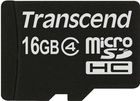 Transcend MicroSDHC 16GB Class 4 + adapter (TS16GUSDHC4)