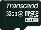Transcend MicroSDHC 32GB Class4 + adapter (TS32GUSDHC4)