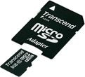 Transcend MicroSDHC 8GB Class 10 + adapter (TS8GUSDHC10)
