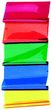Folia przeźroczysta 50x60 mm, różowa Folia przeźroczysta 50x60 mm, różowa