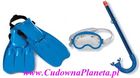 ABC Nurka dla dzieci maska + rurka + płetwy INTEX 55951 ABC Nurka dla dzieci maska + rurka + płetwy INTEX 55951