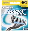 Gillette Mach 3 Turbo nożyki do golenia 8 sztuk Gillette Mach 3 Turbo nożyki do golenia 8 sztuk