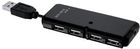 IBox HUB I-BOX 4-PORT USB 2.0 BLACK (IUHT008C)