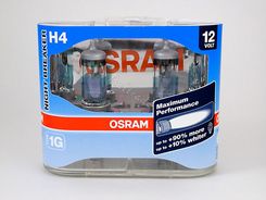 2x Osram H4 NightBreaker + 90% Światła (duo pack)