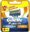 GILLETTE FUSION PROGLIDE POWER 4szt