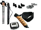 CBM Zestaw kijki nordic walking + krokomierz + końcówki + torba MX5907