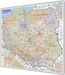  Mapa magnetyczna Polski administracyjno-drogowa - 1:440 000 - 162x150 cm