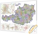 Mapa ścienna Austrii kodowa magnetyczna 1:500 tys. - 125x87 cm Mapa ścienna Austrii kodowa magnetyczna 1:500 tys. - 125x87 cm