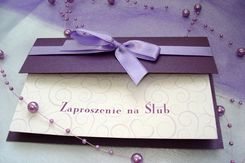 zaproszenie ślubne rękodzieło  zP-42