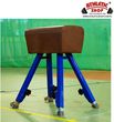 Polsport Kozioł Gimnastyczny Wykończenie Skóra Naturalna 90-130cm