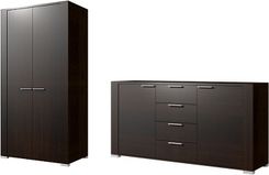 Forte Zestaw Szafa OMBS82 + komoda OMBK36 
