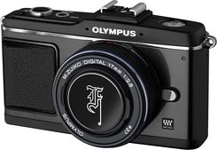 Olympus E-P2 SE Pancake Kit + 17 + FL-14 czarny (N4281592)