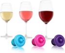 VacuVin Zestaw 3 kolorowych korków do wina Wine Saver (8850)