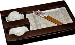 Two People zestaw do sushi WHITE FLOWERS 