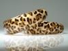 Stoklasa Kolczyki plastikowe O50mm LEOPARD 