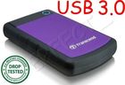 Transcend StoreJet 25 H3P USB 3.0, 500GB, 2,5cala - Triple protection (TS500GSJ25H3P)